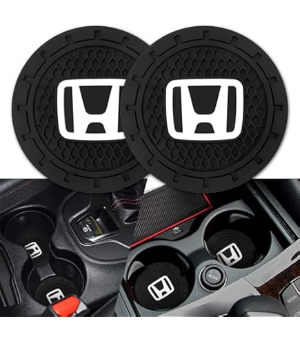Amazon.com: Car Cup Holder Coaster for Honda, Black, 2.75in, 2