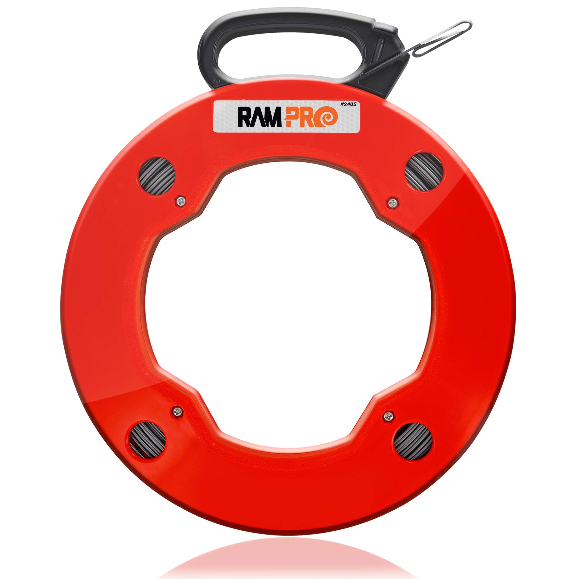 Photo 1 of Vanitek 200 Foot Reach, Spring-Steel Fish Tape Reel, with High Impact Case, for Electric or Communication Wire Puller