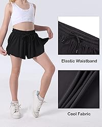 KEREDA Girls Flowy Shorts,Butterfly Shorts for Teen