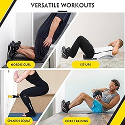 Nordic Hamstring Curl Strap with Fitness Knee