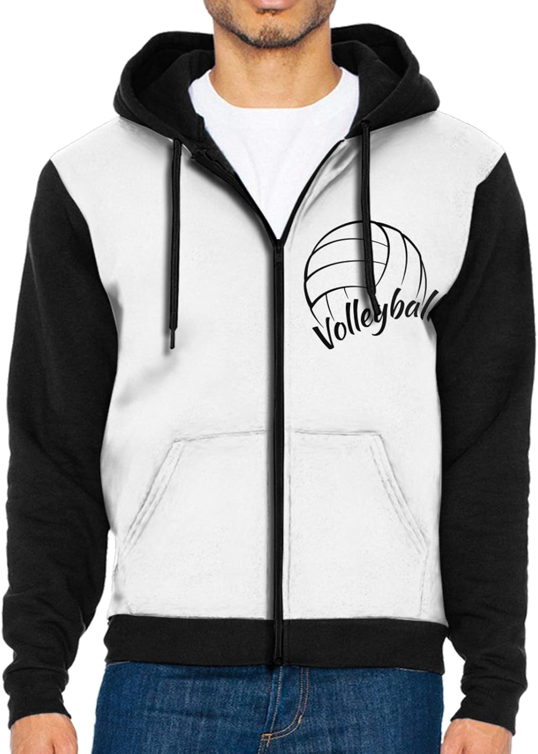 Volleyball Casual Lightweight Mans Novelty Hoodies with