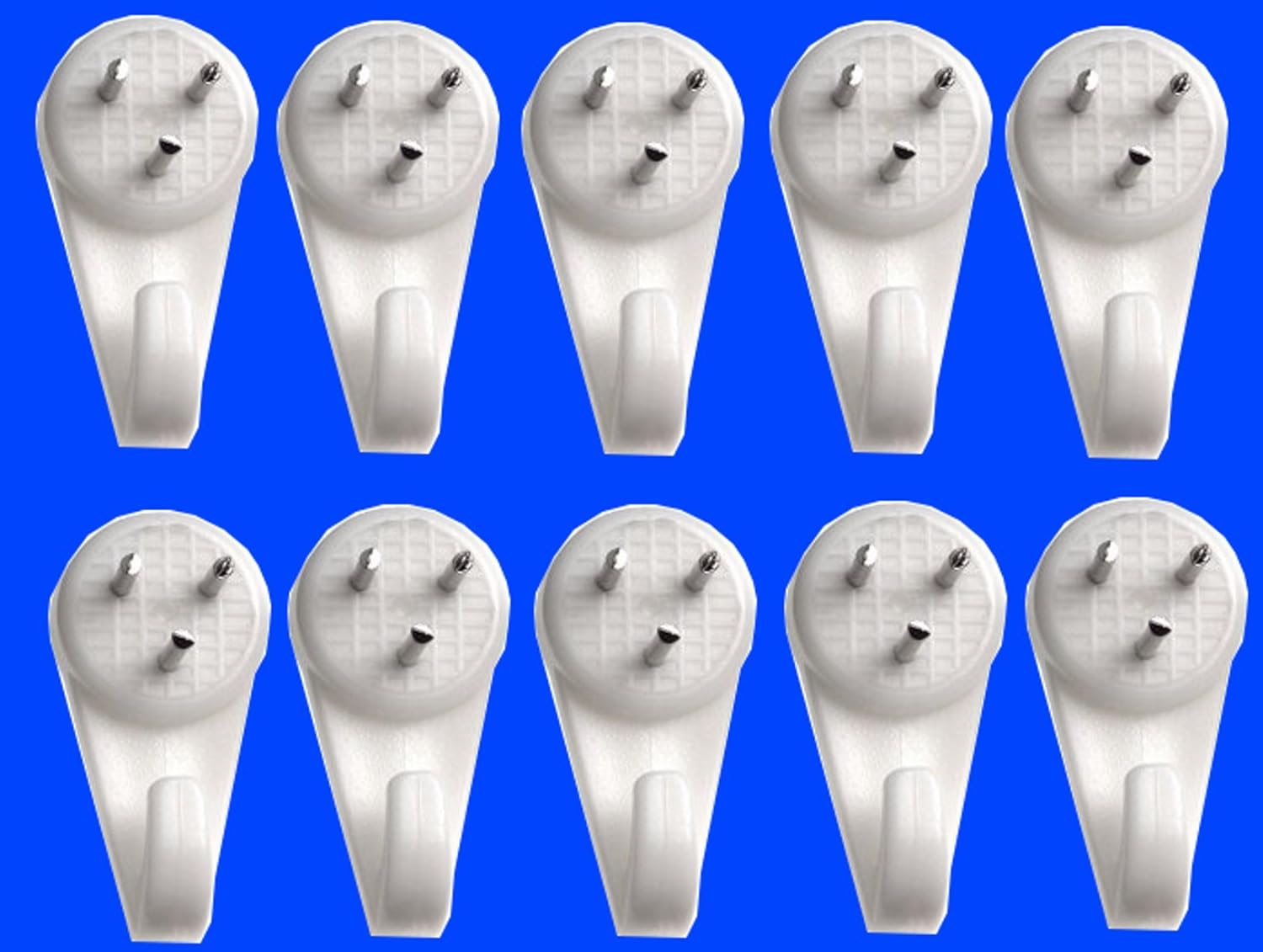 10 PACK HARDWALL PICTURE HANGING HOOKS PHOTOS FRAMES Amazon.co.uk DIY