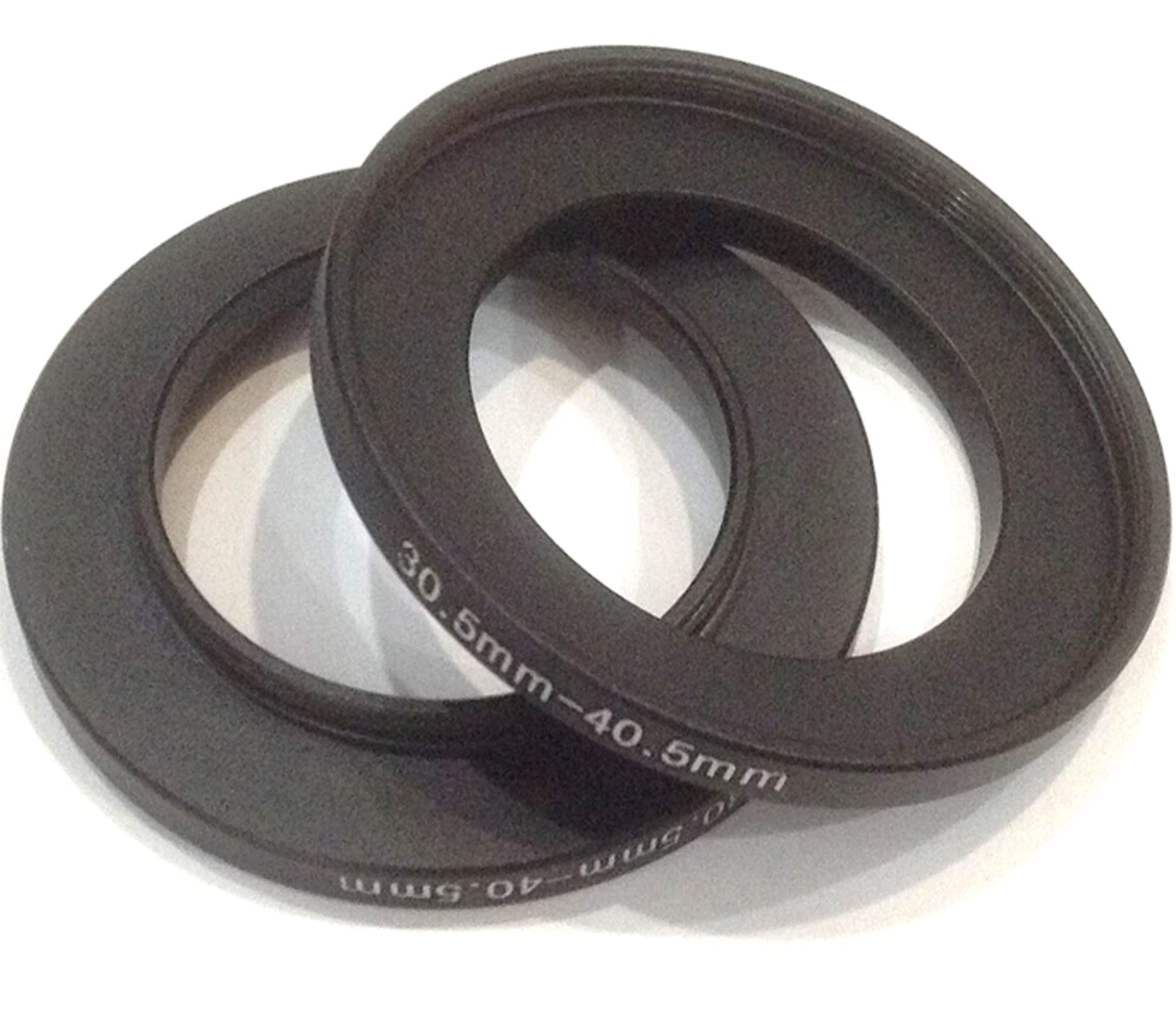 2x Connect 30.5mm To 40.5mm Size Step Up Rings Video Camera Lens 30.5-40.5mm Filter Aperture Switch Adapter Circle Screws Picture Connector Adjust 30.5-40.5 Photo-graphy Parts Accessories