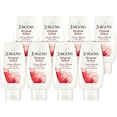 Jergens Original Scent Dry Skin Body Lotion, Hand and Body Moisturizer, Cherry Almond Essence, Dermatologist Tested, 3 Oz, Pack of 8