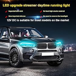 LED Headlight Strip Tube Light, 24 Inch Flexible