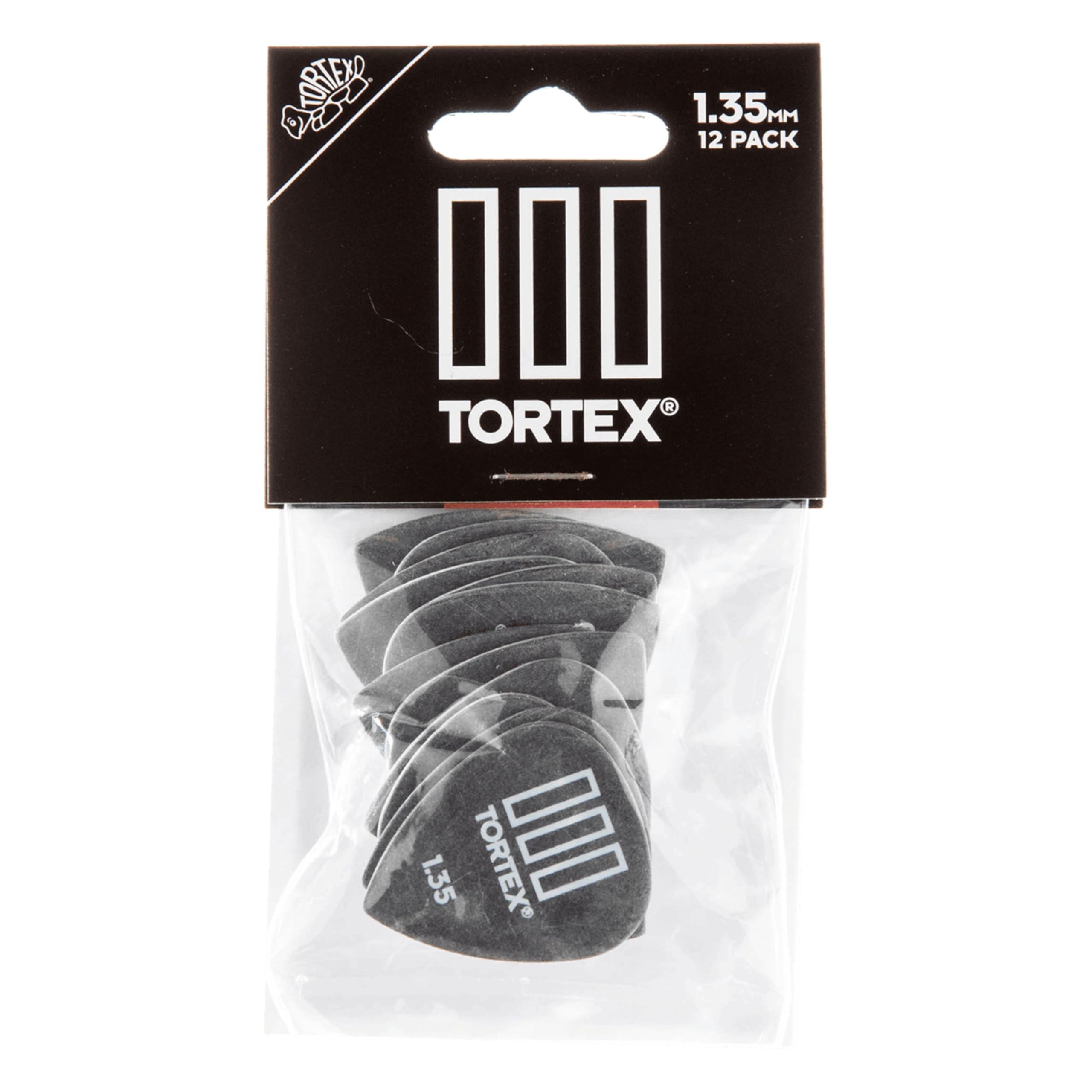 Jim Dunlop Tortex TIII Plectrums 1.35 mm Set of 12