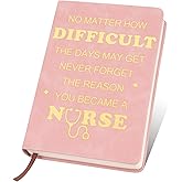 Nurse Gifts for Women,Student Cool Gifts for Nurses Week Graduation Retirement Appreciation Practitioner Christmas Valentines Gift Female Presents,Nurse Accessories for Work,Leather Journal Notebooks