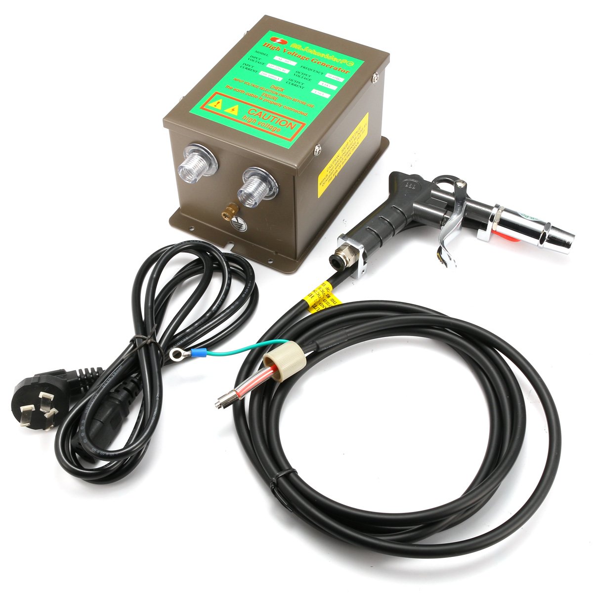 MASUNN Antistatic Air Gun Ionizing Air Gun Electrostatic High Voltage Generator Tools