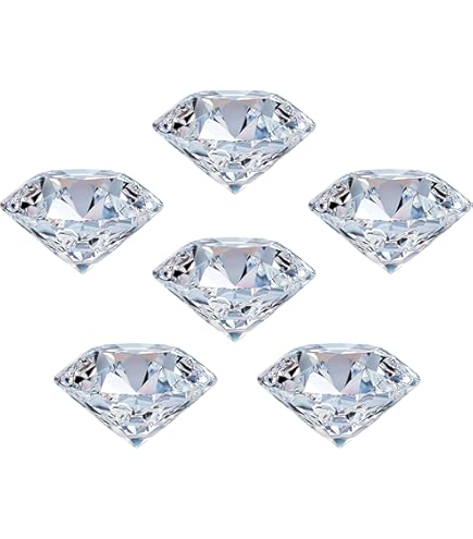 Amazon.com: Big 60mm Crystal Clear Cut Glass Diamond Jewel