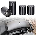 Goldfire Harley Docking Hardware Covers Kit Detachable Magnet 4 Point Caps for Touring Street Glide, Electra Glide, Road Glide, Road King 2009-2024 Accessories (4 PCS Gloss Black)