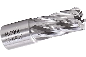 ACTOOL 11/16" Diameter x 1" Depth of Cut HSS Annular Cutter