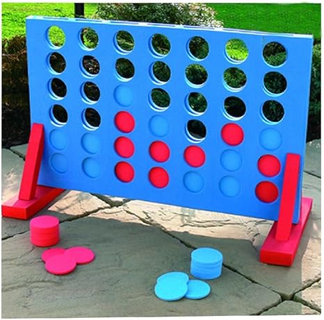 Giant Four in A Row Garden Outdoor Game Childrens Kids Adult Family Fun