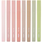 Mr. Pen- Aesthetic Highlighters, 8 pcs, Chisel Tip, Boho Colors, No Bleed Bible Highlighter Pastel, Assorted Colors, Cute
