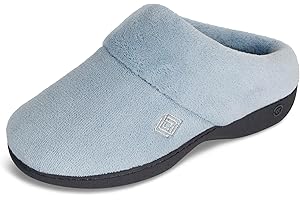 isotoner Women's Classic Clog Non-Slip Memory Foam Slippers