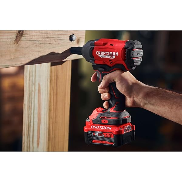 CRAFTSMAN V20 CORDLESS IMPACT WRENCH, 1/2 INCH, BARE TOOL ONLY (CMCF921B)