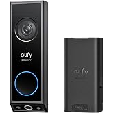 eufy Security Video Doorbell E340 Kit with Battery, 2K FHD, Built-in 8GB | No Subscription, Head-to-Toe view, Two-way talk, Delivery Guard, AI motion detection, Rechargeable Battery