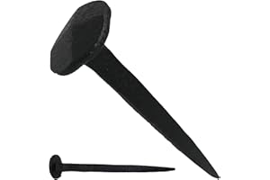 ANTIQUE HARDWARE DEPOT 4" - Medieval Spike Clavos Nail - Hand Forged - Black. Authentic Looking Spike Nail. (1)