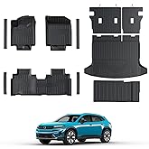 GALVAGNITE Floor Mats for Honda Prologue/Chevy Blazer EV 2024-2026, All Weather Floor Mats Trunk Cargo Liner with Backrest Protectors and Door Sill Guards Accessories, Full Coverage Set