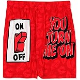 Briefly Stated Novelty Love Style Men's Boxer Shorts