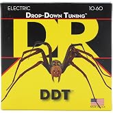 DR Strings DDT-10/60 Drop-Down Tuning Nickel Plated Steel Big-Heavy Electric Guitar Strings