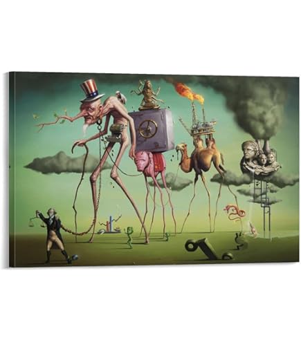 Amazon.com: McGaw Graphics Three Young Surrealist Women Holding in