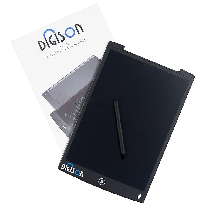 DIGISON DS-9500 LCD 12 Zoll Writing Tablet / Grafiktablet / Schreibtafel (Schwarz, inkl. Stift)