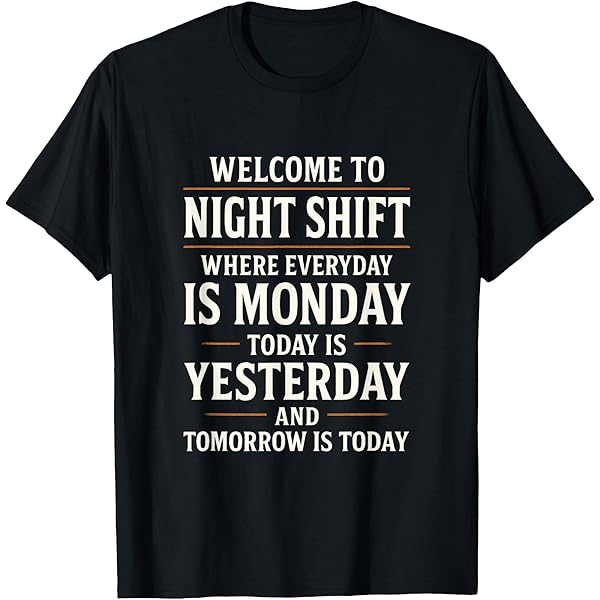 【good night 5tore】T-shirt GN040 Amazon.com: Welcome to Night Shift Tshirt We're All Mad Here Night