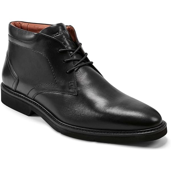 Bottes Clarks Remsen Hi Chukka Pour Homme - Taille 8.5, Cuir Noir, Occasion