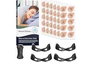 Magnetic Nose Strip 30 Days Supply (60 Tabs) with Nose Strips & Nose Strips Breathing Support – Nasal Strips & Magnetic Nasal
