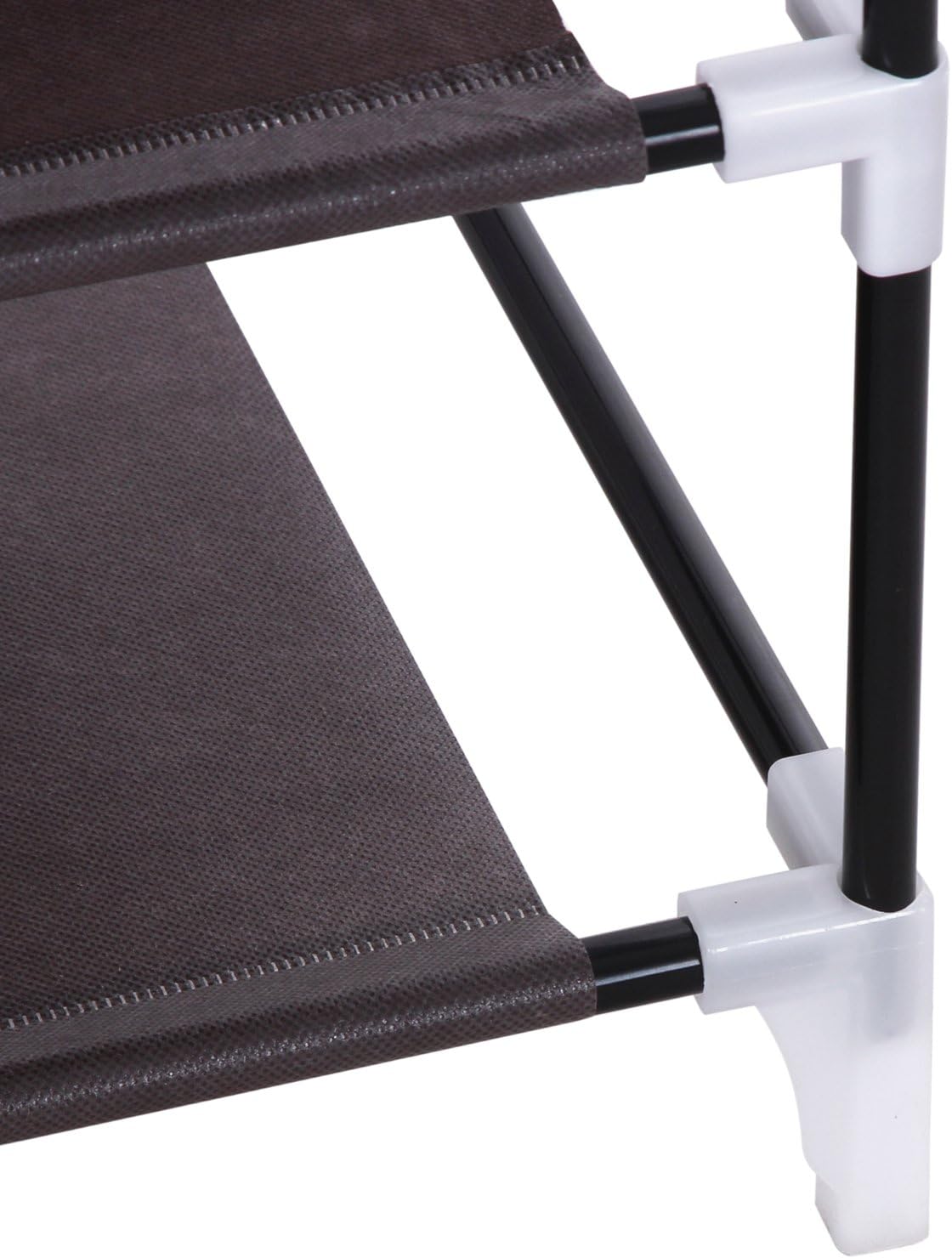 songmics 10 tiers shoe rack on Clothing Closet Storage Songmics 10 Tiers Shoe Rack With Dustproof Cover Closet Shoe Storage Cabinet Organizer Dark Brown Urxj36z Home Kitchen