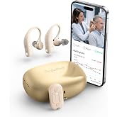 FLYSOUND H9 Nature Pro Bluetooth OTC Hearing Aids for Seniors, AI Noise Reduction, Customizable Hearing Profile, APP Control, 4 Modes, Remote Control, 70H Battery, IP68 Water-Resistant