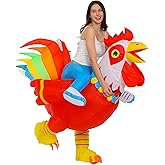 Luaeirus Inflatable Animal Costume Adult Outfit Blow Up Costumes Halloween Party Christmas Family Holiday Dress Up