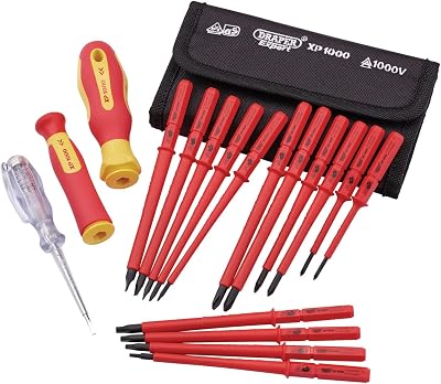 Draper XP1000 18 Piece Precision Screwdriver Set VDE Dual Insulated