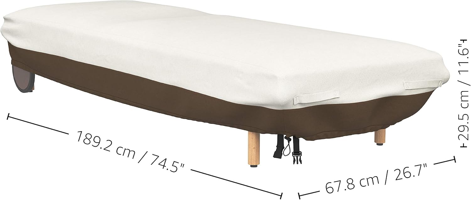 Basics Chaise Outdoor Patio Lounge Cover : Garden & Outdoor