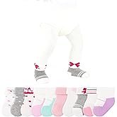LAETBBE 10 Pairs Baby Socks Preemie Newborn Baby Girls Boys Terry Cotton Turn Cuff Socks for 0-3 Years