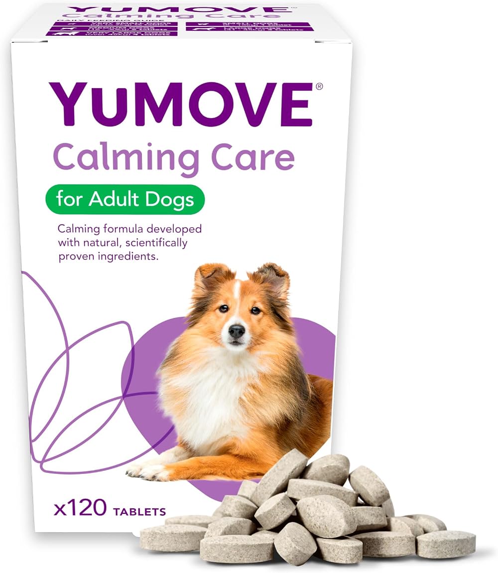 YuMOVE Calming Care Tasty Treats for Dogs 120 Tablets Anxiety Relief