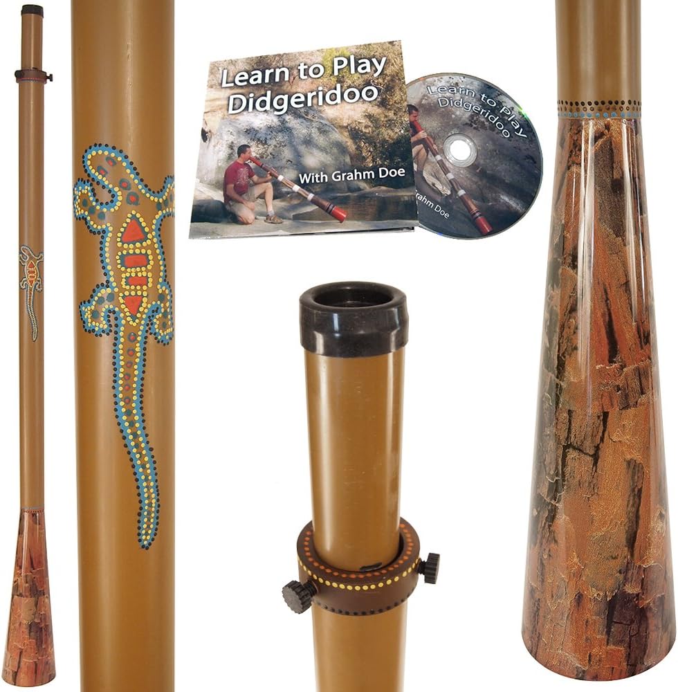 Didgeridoo SLDPL Slider plays in 8 keys with FREE Instruction DVD
