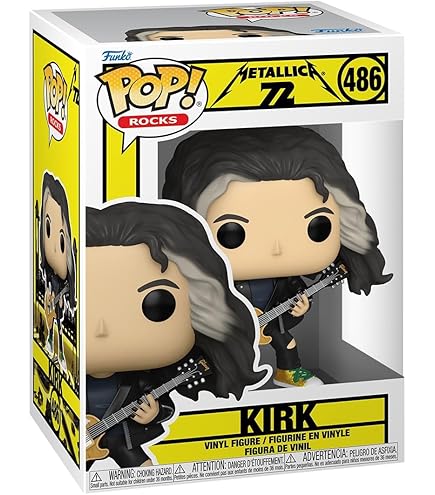 Amazon.com: Funko Music POP! Metallica James Hetfield Lars Ulrich