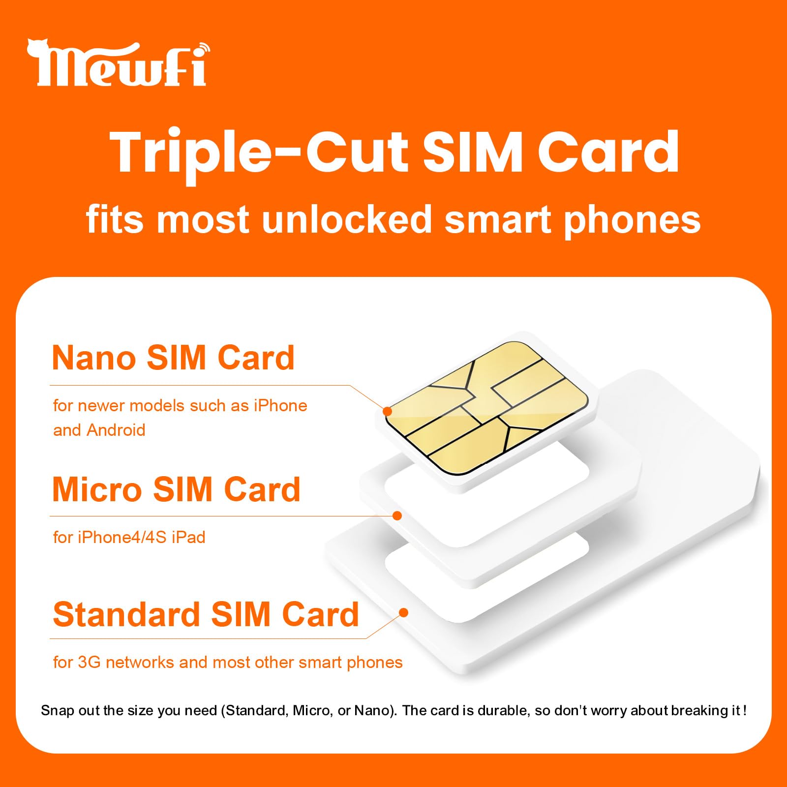 Orange SIM Card Europe with Spanish Phone Number, 28 Days 10 GB in Europe, 25 GB in Spain –5000mins Local Calls, 4G Data–Easy Activation& 24/7 Whatsapp Support, for Unlocked Phones