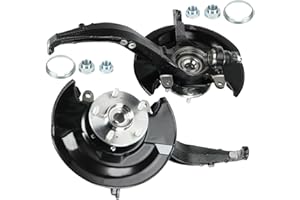 YOUXMOTO 2 Pack Wheel Hub Bearing Steering Knuckle Assembly Front Driver + Passenger Side Fit for Honda for Accord Sedan Coupe 2.4L L4 2003-2007, 698-400 698-401 [Automatic Transmission Only]