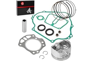 MOTO1988 Engine Rebuild Kit Piston & Rings Gasket Seal For KAWASAKI MULE 600 610 SX KAF400 13001-7013 13008-6063 11061-7028 11004-7017 11061-7041