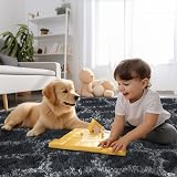 Sour Lemon 120x160 cm Grey Shaggy Rug Soft Anti Slip Large Carpet view 8