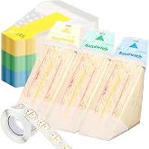 Leinuosen 600 Pcs Triangle Sandwich Bags Bulk Clear Disposable Bag, Primary | Easy Tear Clear Display Bags with Labels for Sandwiches, Bakery, Deli, Cafe, Takeout and Grab and Go Food Packaging