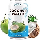 VIIBI Coconut Water, NO added Sugar, The Original Flavor - Made with Fresh Coconut Water, Natural Electrolytes for Hydration, Hydration with Electrolytes, 11 Fl Oz (Pack of 24 Cans)