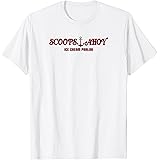 Amazoncom Scoops Ahoy Ice Cream Parlor 80s Mall Retro - scoops ahoy ice cream parlor 80s mall retro shirt