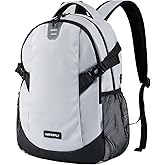 WATERFLY Small Casual Travel Backpack: 20L for Men Women Work Commuter Everyday EDC Daypack Hiking Gym Sport Workout Grey