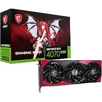 Amazon.com: MSI Gaming RTX 4070 Super 12G Gaming X Slim MLG