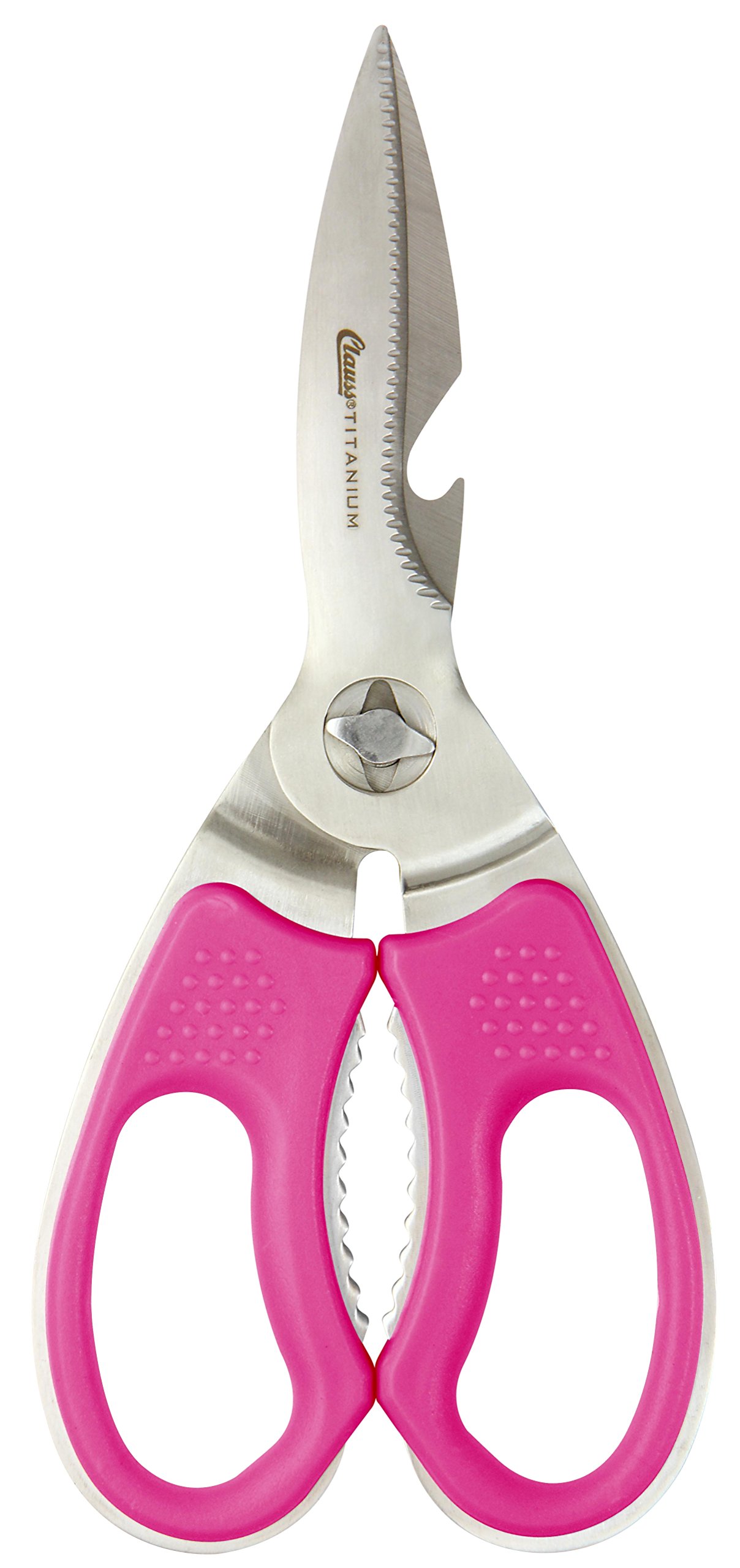 Clauss 18872 Kitchen Scissors, removable, 21.5 cm, pink — image 1