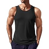 COOFANDY Men's Workout Tank Tops UPF 50+ Sleeveless Gym Muscle Shirts Cooling Quick Dry Bodybuilding Tanks for Swim Beach