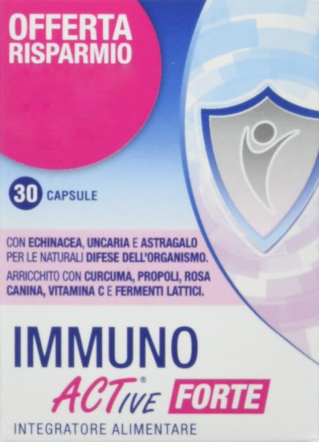 title=Linea ACT- Immuno ACTive Forte- Integratore Alimentare 30 capsule